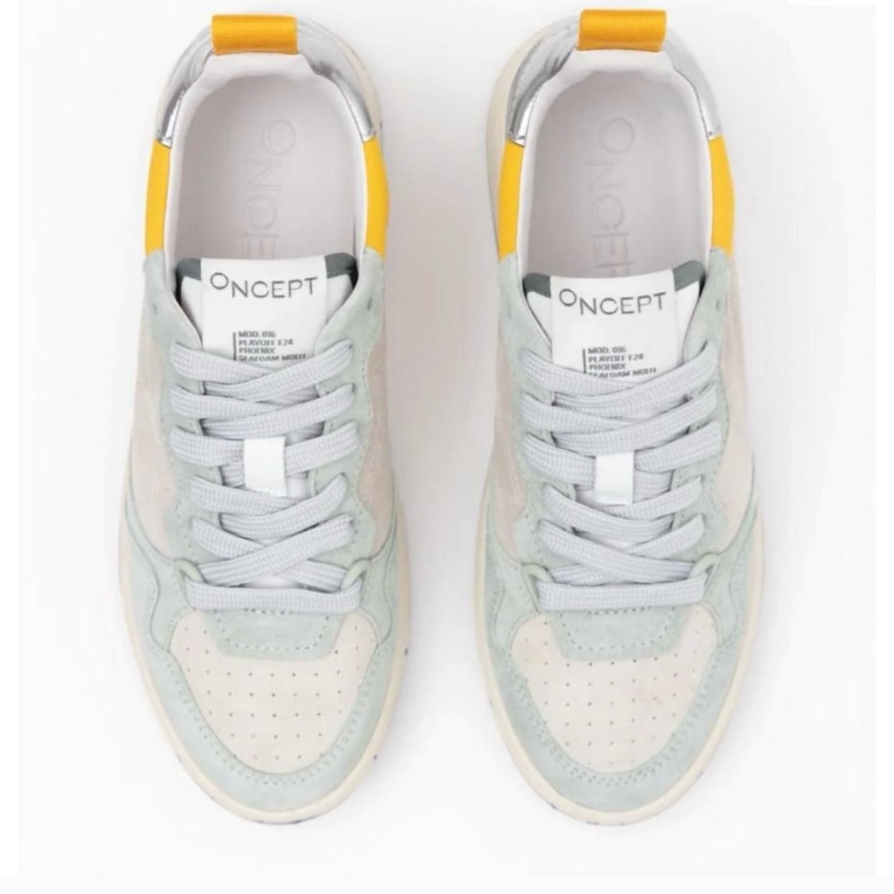 Oncept Women's Athletic Shoes - Gray and Yellow. Like new only worn once